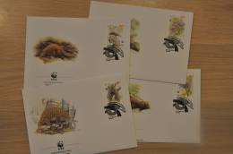 152 ++ WWF FDC MACAO GORDERDIER GURTELTIER - Brieven En Documenten