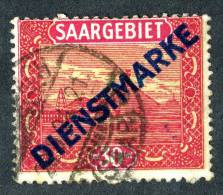 2173 )  SAAR 1922  Mi.#6  Used "E" Mit Flecken - Dienstzegels