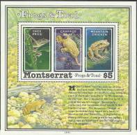 MONTSERRAT - 1991 Frogs Souvenir Sheet. Scott 783. MNH ** - Montserrat