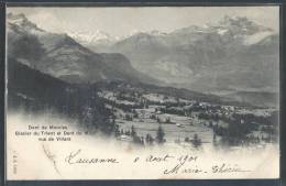 - CPA SUISSE - Villars, Dent De Morcles, Glacier Du Trient Et Dent Du Midi Vus De Villars - Villars-les-Moines