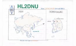 QSL- 37    KOREA : CHUNCHEON : HL2DNU - Autres & Non Classés