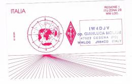 QSL- 81    ITALY :  CESENA : IW4DJW - Otros & Sin Clasificación