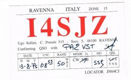 QSL- 83    ITALY : RAVENNA : I4SJZ - Sonstige & Ohne Zuordnung