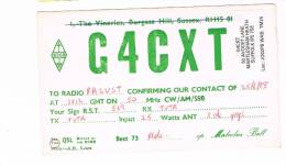 QSL- 87    UNITED KINGDOM : MARTLESHAM : C4CXT - Autres & Non Classés