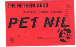 QSL- 98   THE NETHERLANDS : ARNHEM : PE1NIL - Autres & Non Classés