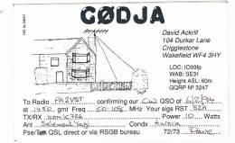 QSL- 99   UNITED KINGDOM : WAKEFIELD : C0DJA - Autres & Non Classés