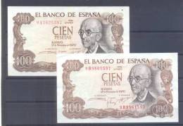 EDIFIL D73C. 100 PTAS 17 DE NOVIEMBRE DE 1970.- - 100 Pesetas