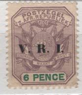 Fra382 Transvaal, N. 130 Y&T, 1900, V.R.I., 6 Pence Occupazione Inglese Seconda Guerra Anglo-boera, Occupation - Transvaal (1870-1909)