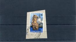 Greece- Miaoulis' "Ares" 15dr. Stamp On Fragment With Bilingual "PAROS (Cyclades)" [23.1.1984] X Type Postmark - Poststempel - Freistempel