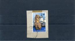 Greece- Miaoulis´ "Ares" 15dr. Stamp On Fragment With Bilingual "PAROS (Cyclades)" [29.2.1984] X Type Postmark - Postmarks - EMA (Printer Machine)