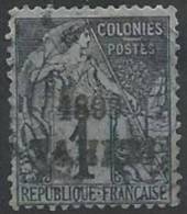 TAHITI - 1 C. Alphée Dubois Avec La Surcharge De 1893 Oblitéré - Oblitérés