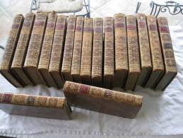 COURS DE LITTERATURE PAR J.F. LAHARPE 17 VOLUMES DE L AN VII - 1701-1800