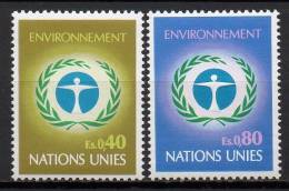 Nations Unies (Genève) - 1972 - Yvert N° 25 & 26 ** - Ongebruikt