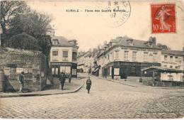 76 AUMALE PLACE DES QUATRE MARCHES 1907 - Aumale