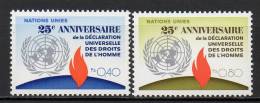 Nations Unies (Genève) - 1973 - Yvert N° 35 & 36 ** - Nuevos