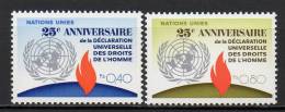 Nations Unies (Genève) - 1973 - Yvert N° 35 & 36 ** - Unused Stamps