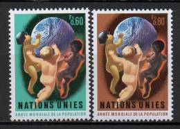 Nations Unies (Genève) - 1974 - Yvert N° 43 & 44 ** - Nuevos