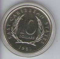 EAST CARIBBEAN STATES , 10 DOLLARS 1981 , FAO , WORLD FOOD DAY - Oost-Caribische Staten