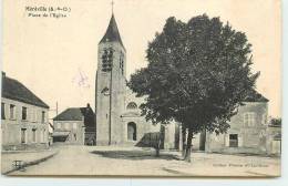 DEP 91 MEREVILLE PLACE DE L'EGLISE - Mereville