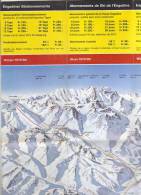 B0807 - Brochure Turistica - SVIZZERA - ENGADINA - IMPIANTI SPORTIVI - CARTINA HAUSAMANN INVERNO 1979/80 - Turismo, Viaggi