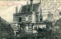 LOUVROIL   -   Villa Des Fleurs,  Route D'Hautmont      (Carte Ayant Voyagé En 1909) - Louvroil