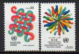 Nations Unies (Genève) - 1982 - Yvert N° 103 & 104 ** - Ungebraucht