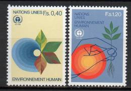 Nations Unies (Genève) - 1982 - Yvert N° 105 & 106 ** - Neufs