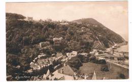 UK1561:    LYNTON And LYNMOUTH From The  Tors - Lynmouth & Lynton