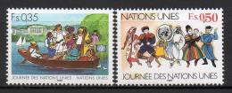 Nations Unies (Genève) - 1987 - Yvert N° 158 & 159 ** - Neufs