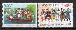 Nations Unies (Genève) - 1987 - Yvert N° 158 & 159 ** - Ungebraucht