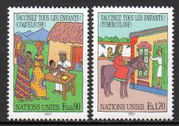 Nations Unies (Genève) - 1987 - Yvert N° 160 & 161 ** - Ongebruikt