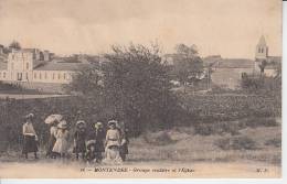 MONTENDRE - Groupe Scolaire Et L'église - Montendre