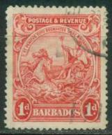 Barbados  1925  Freimarke - Neues Kolonialsiegel  (1 Gest. (used))  Mi: 136 (0,10 EUR) - Barbades (1966-...)