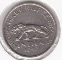 @Y@      British India 1/2  Rupee    1947   (2101) - India