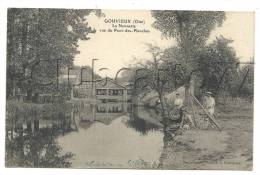 Gouvieux (60) : L'usine Au Lieu Dit "Les Nonnettes" Vue Du Coin Des Lavandières Pont Des Planches Environ 1910 (animée). - Gouvieux