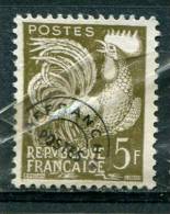 France 1953-59 - Préo YT 107 (o) - 1953-1960