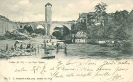 64 - CPA Pionnière Orthez -Le Pont Vieux - Orthez