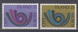 ICELAND MNH** MICHEL 471/72 EUROPA 1973 - 1973