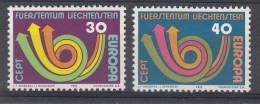 LIECHTENSTEIN MNH** MICHEL 579/80 EUROPA 1973 - 1973