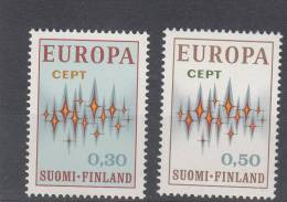 FINLAND MNH** MICHEL 700/01 EUROPA 1972 - 1972