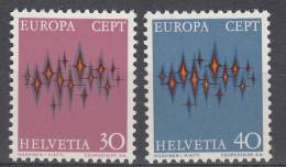 SWITZERLAND MNH** MICHEL 969/70 EUROPA 1972 - 1972