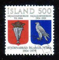 ISLANDIA - Sello Matasellado 1979 - Gebraucht