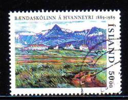 ISLANDIA - Sello Matasellado 1989 - Gebraucht