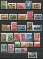 Hungary 1951 Accumulation MH Complete Sets (No Airmail) CV 52 Euro - Unused Stamps