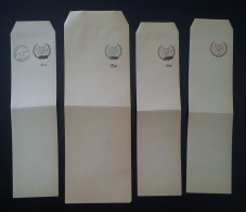 Cyprus 1960s Postal Stationery Set Of Newspaper/Journal Covers - Storia Postale