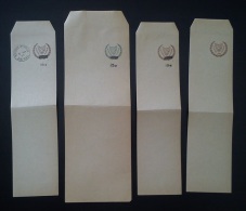 Cyprus 1960s Postal Stationery Set Of Newspaper/Journal Covers - Covers & Documents