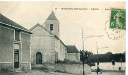 CPA 94 BONNEUIL SUR MARNE L EGLISE 1913 - Bonneuil Sur Marne