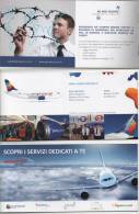 Alt156 Flyer Small Planet Airlines Aeroporto Aereoplano Charter Aereo Airplane Avion Boeing 737-300 - Giveaways