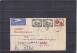 Grande Bretagne - Afique Du Sud - Lettre Recommandée De 1937 - Covers & Documents