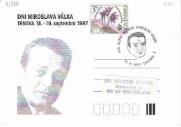 Slovakei 1997, Dni Miroslava Valka, U.a. Zeitungsmitarbeiter. Journalist (4.328) - Storia Postale